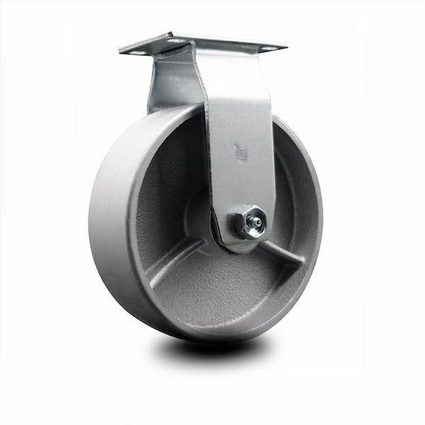 6 Inch Semi Steel Cast Iron Wheel Rigid Caster with Ball Bearing SCC